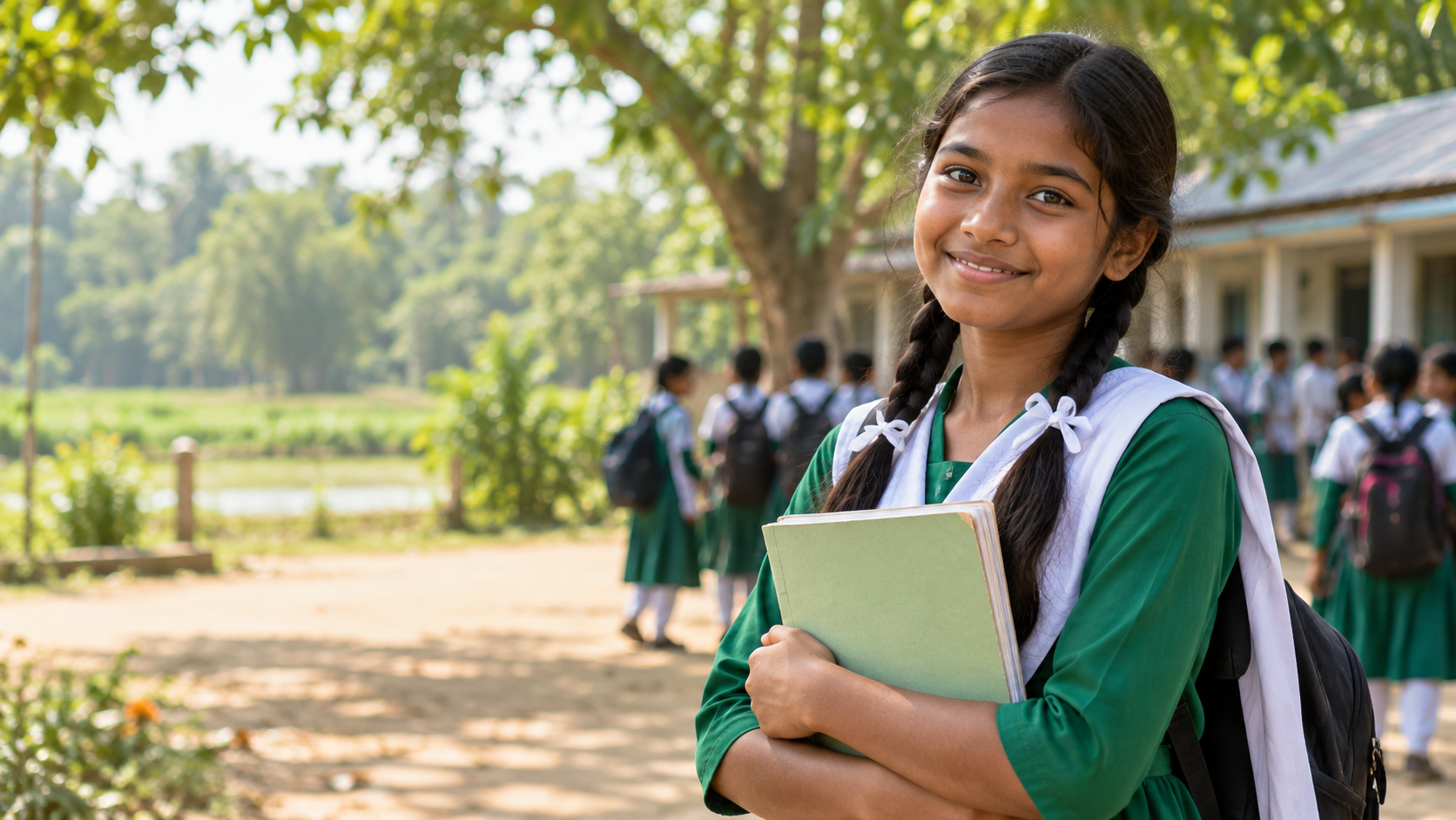 A student in a community school